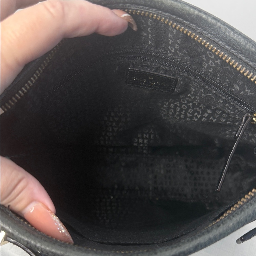 Kate Spade New York Holden Street BRANDY Black Leather Crossbody Shoulder BAG - Picture 8 of 11